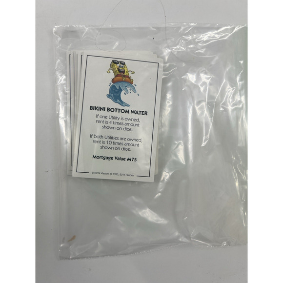 2005 Monopoly Spongebob SquarePants Edition Hasbro Nickelodeon Game Complete - Picture 4 of 9